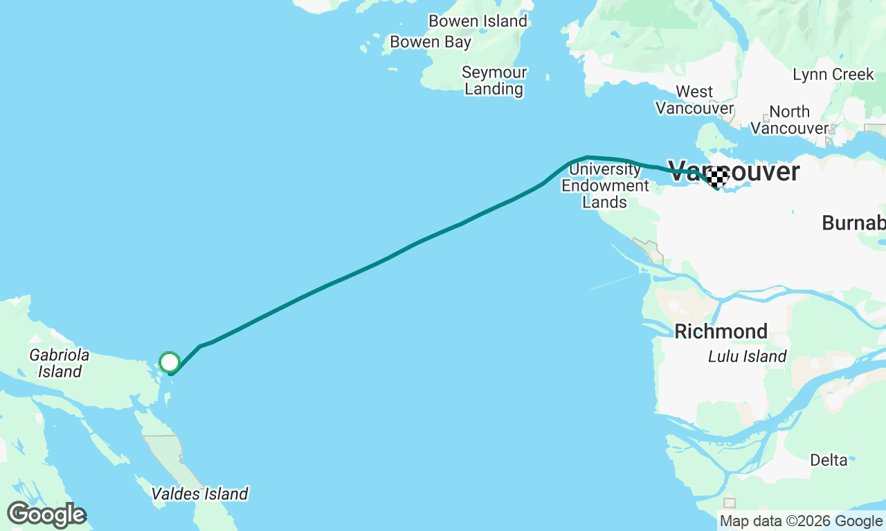 Voyage map