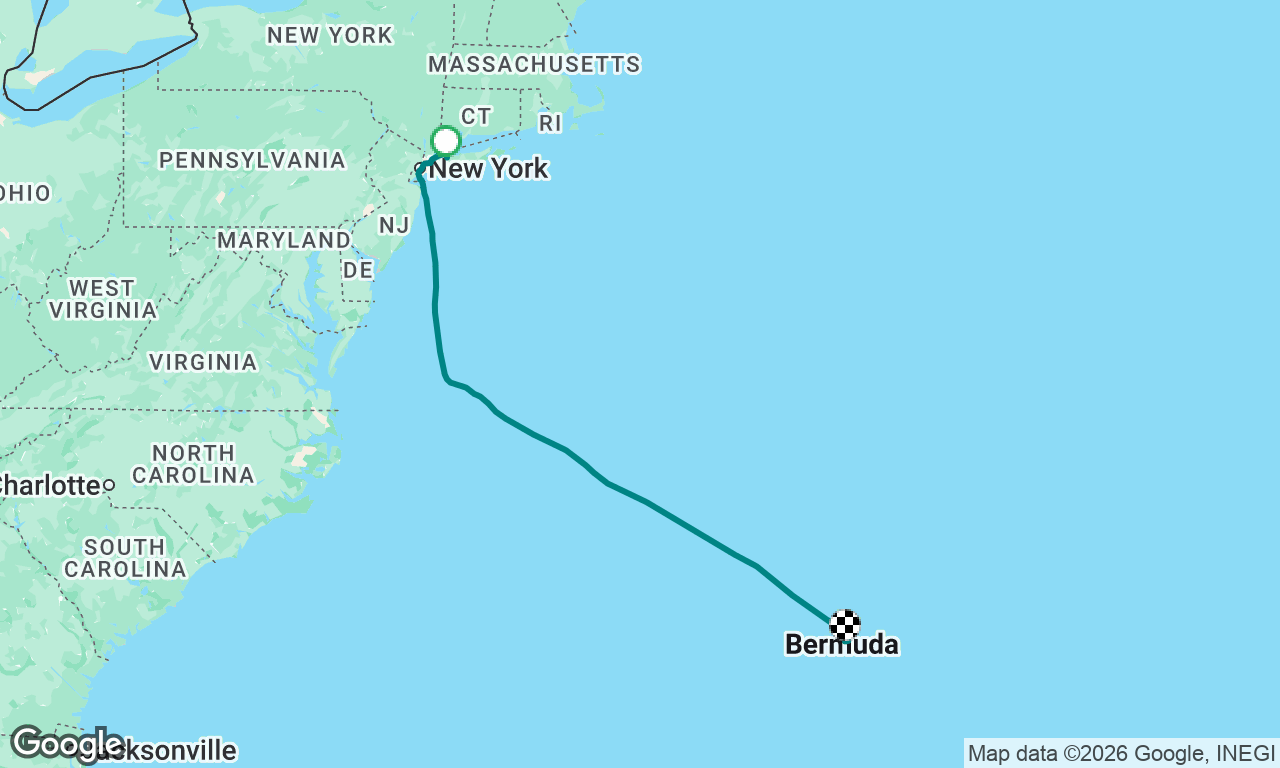 NY to Bermuda