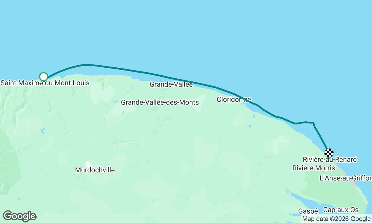 Mont Louis à Rivière aux Renards 
