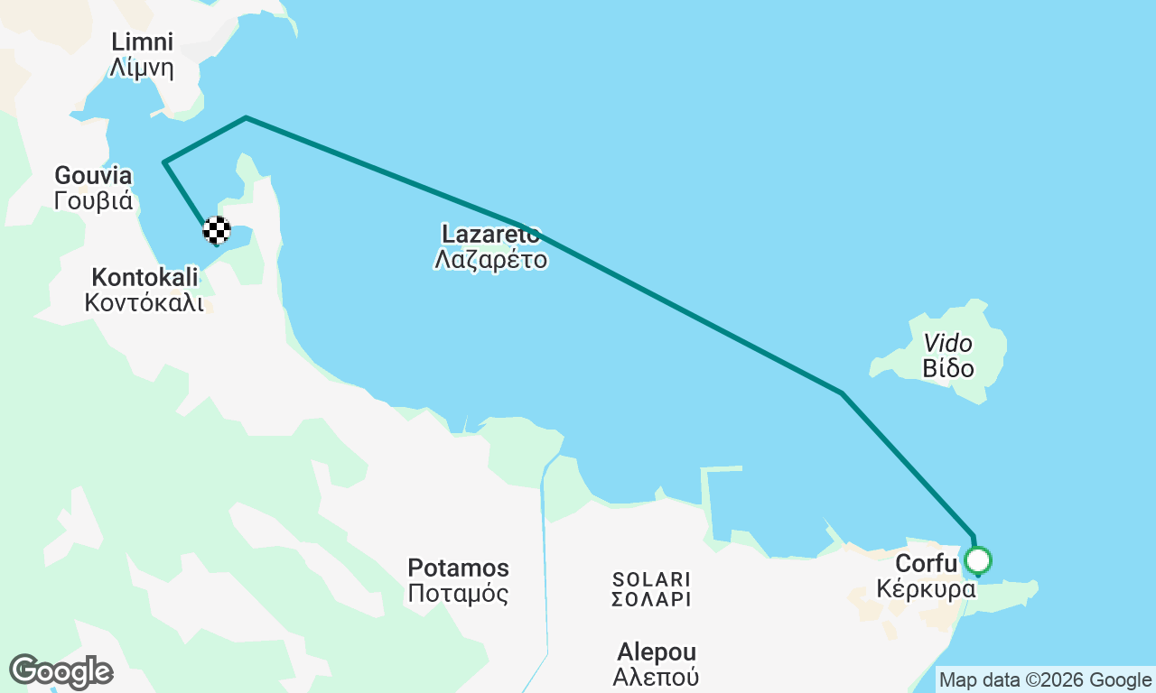 Mandraki to Gouvia Ifestion charter
