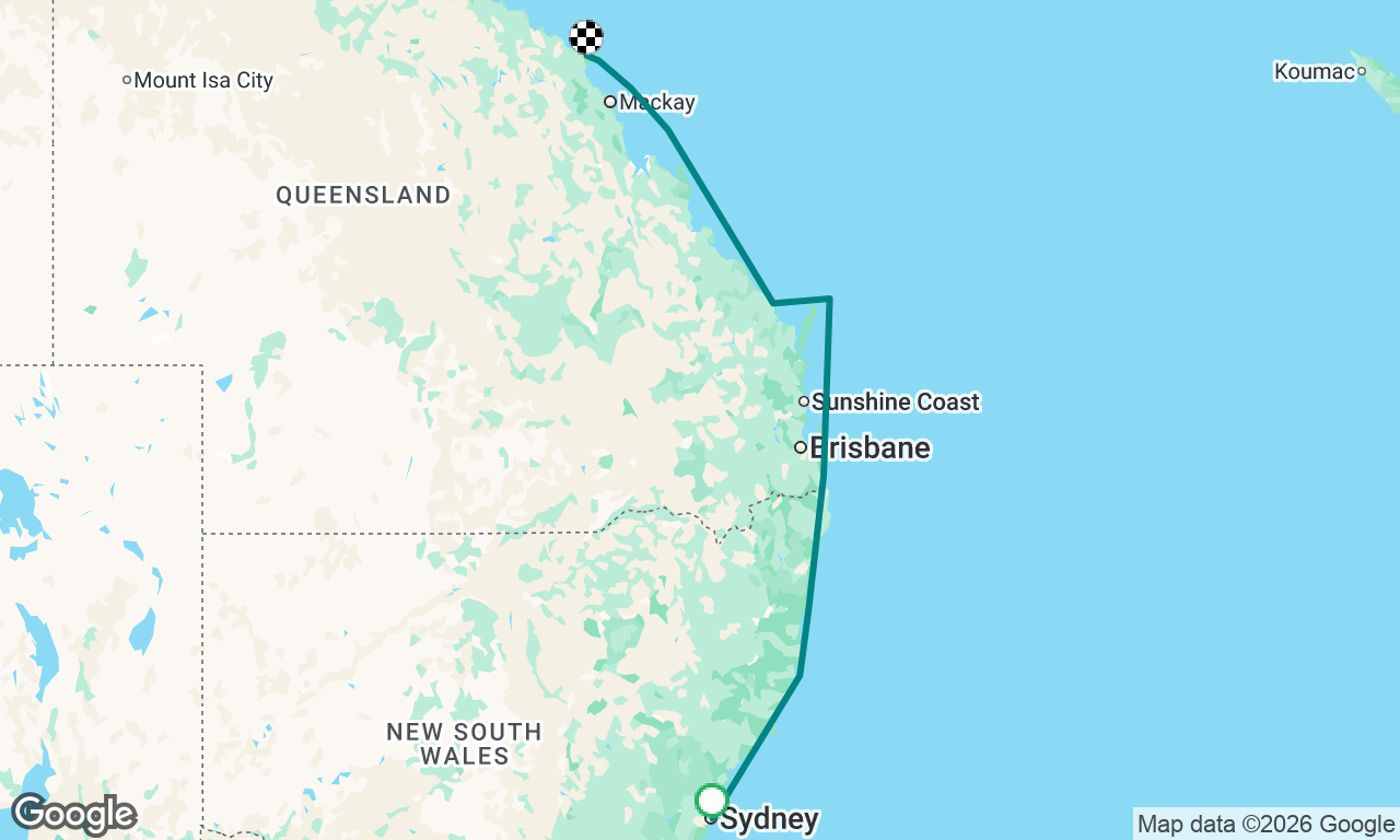 Voyage map
