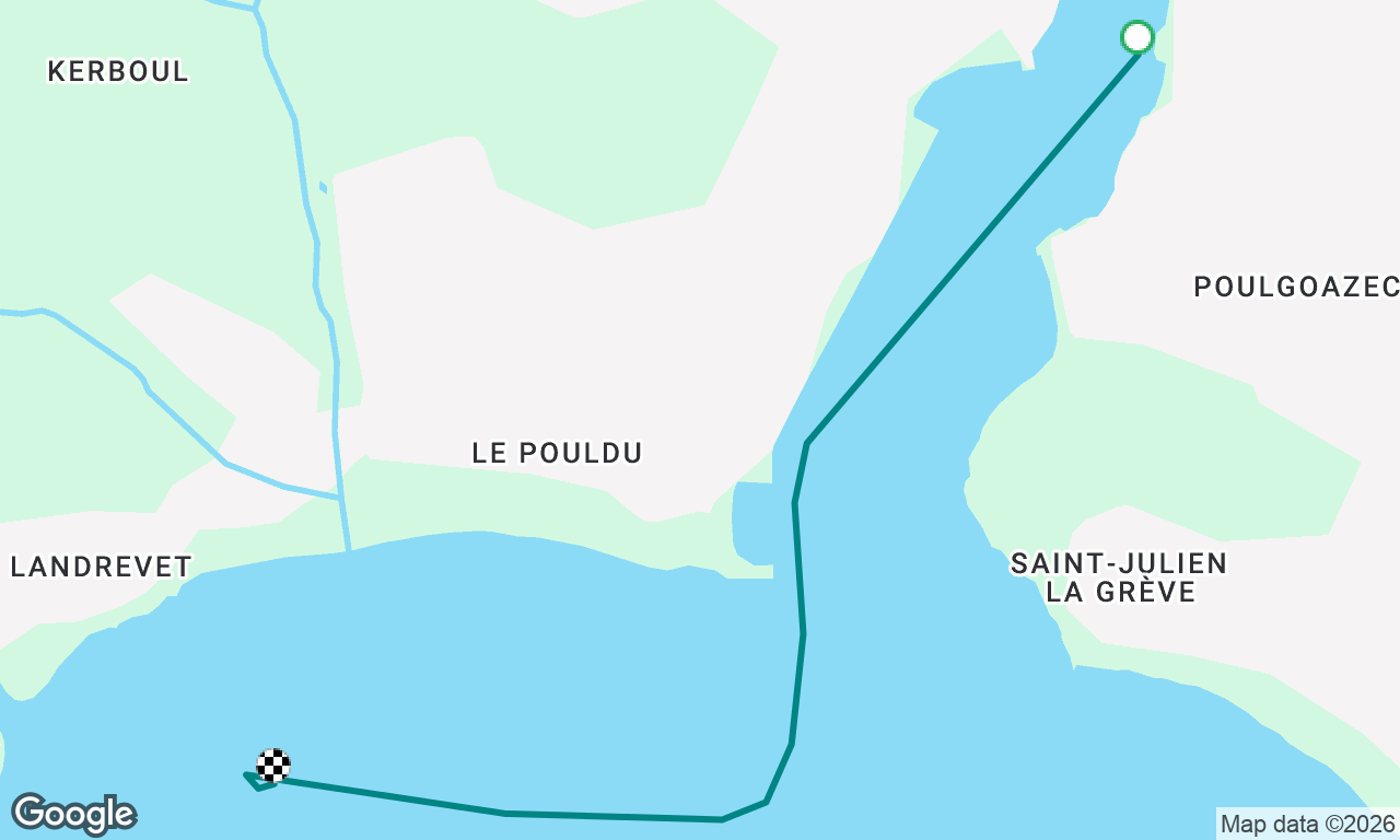 To the anchorage for an early start tomorrow 