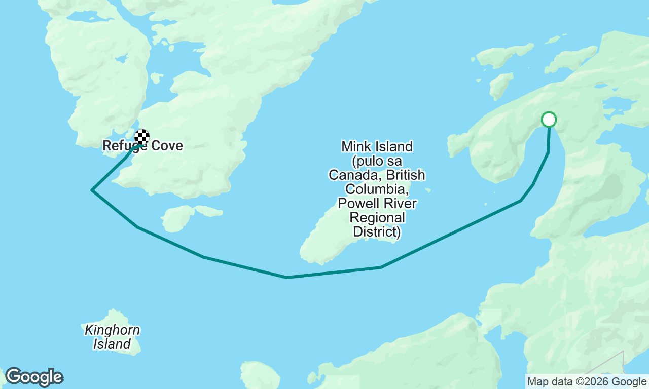 Tenedos Bay to Refuge Cove