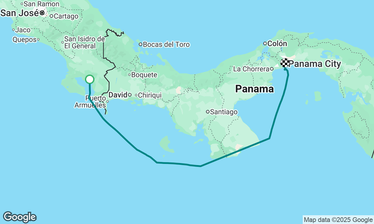 Golfito, CRI - Panama City, PNM