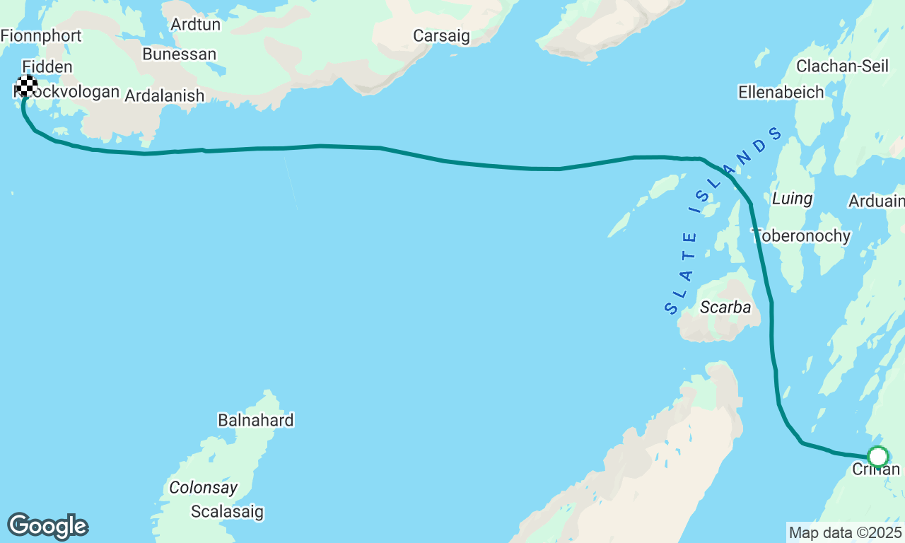 Crinan to Tinkers Hole