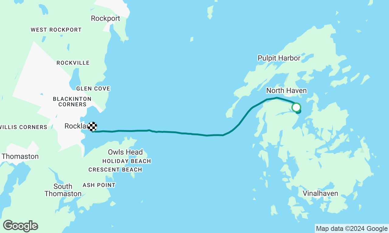 Seal Cove to Rockland-Safe Harbor Marina (mooring field)