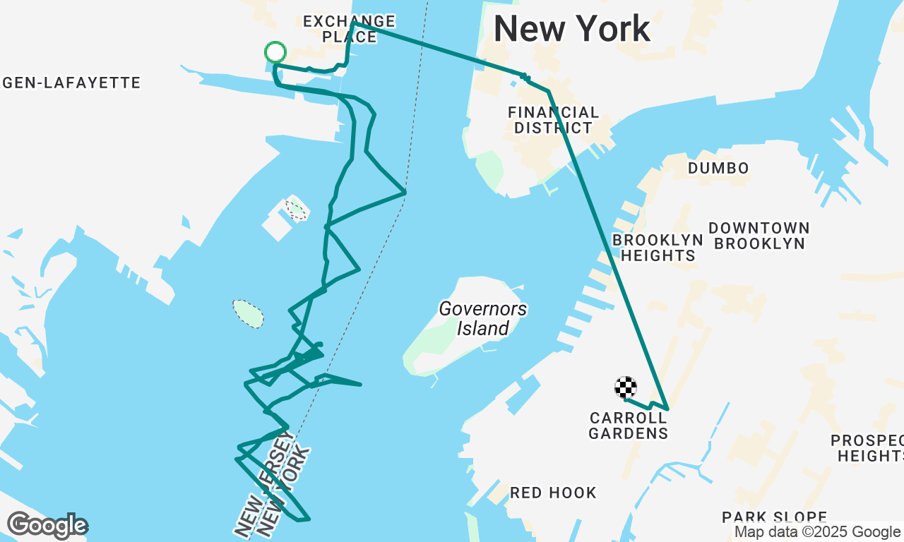 Voyage map