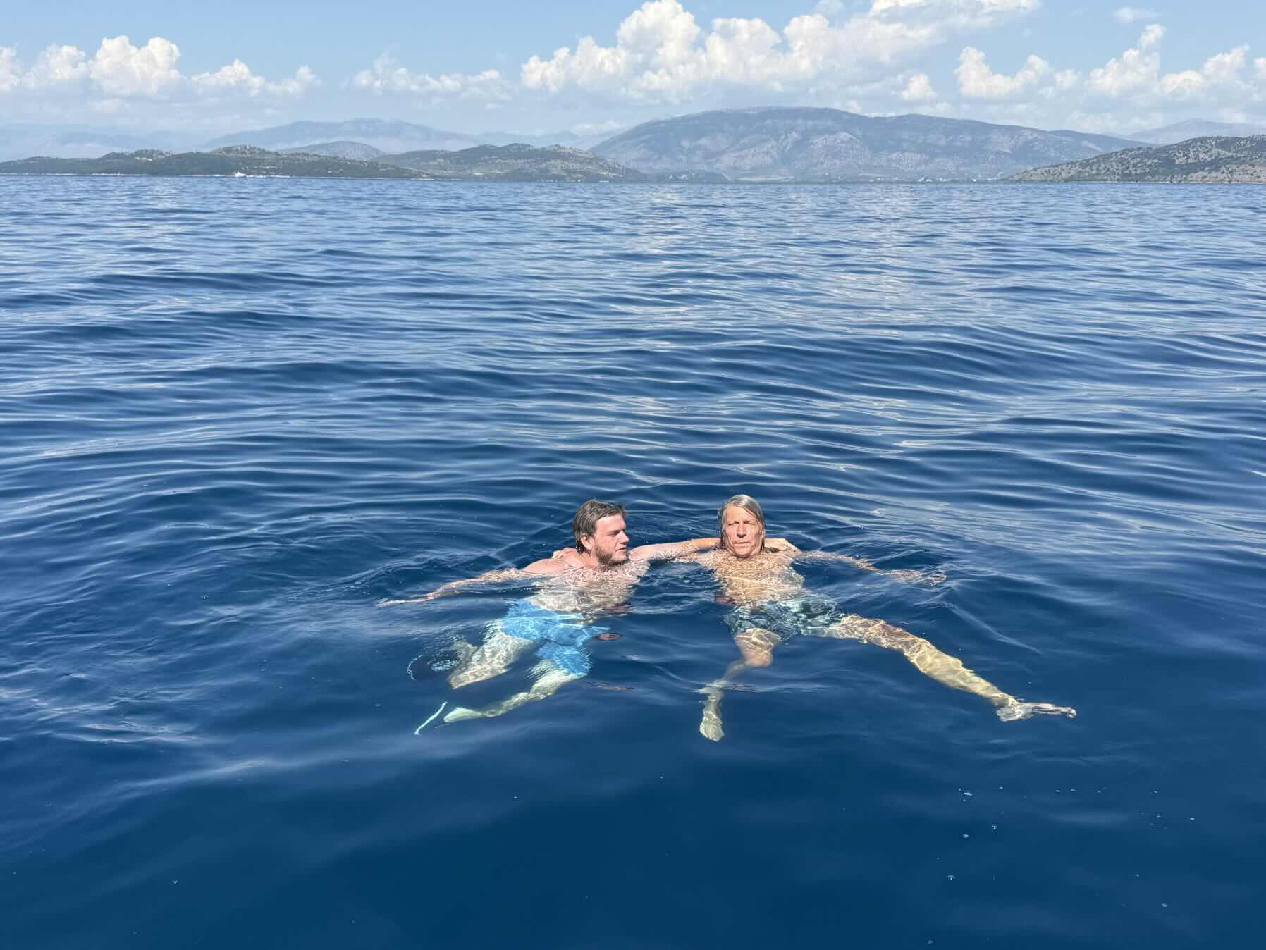 Last day in Corfu: sightseeing along the coast with the kids. One last dip in 330’ of incredibly blue water!!!_5F84E430-0B5D-4215-AA5A-B4699D485862