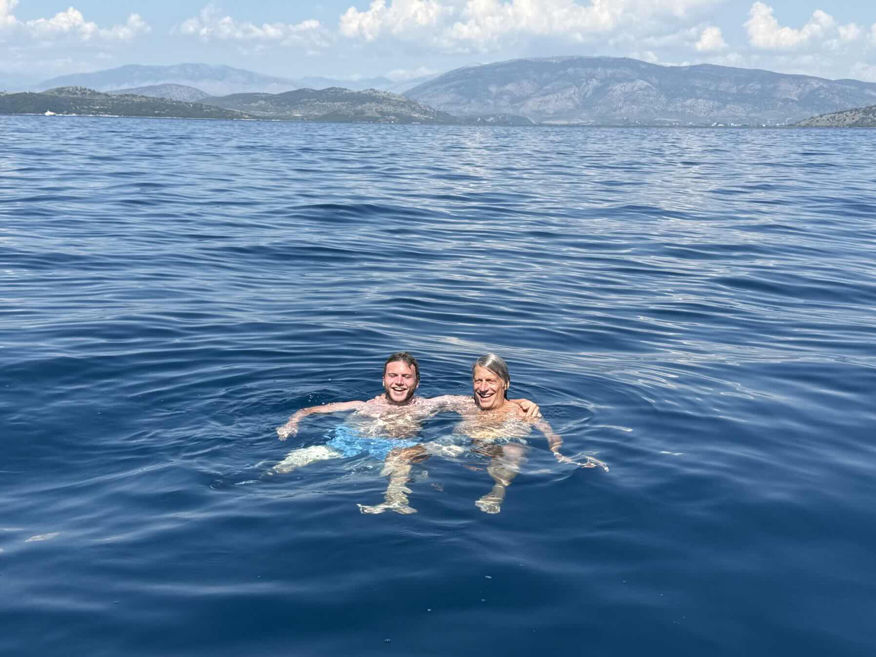 Last day in Corfu: sightseeing along the coast with the kids. One last dip in 330’ of incredibly blue water!!!_E17423EE-F4C3-4B1C-8312-7BDC00B0E925