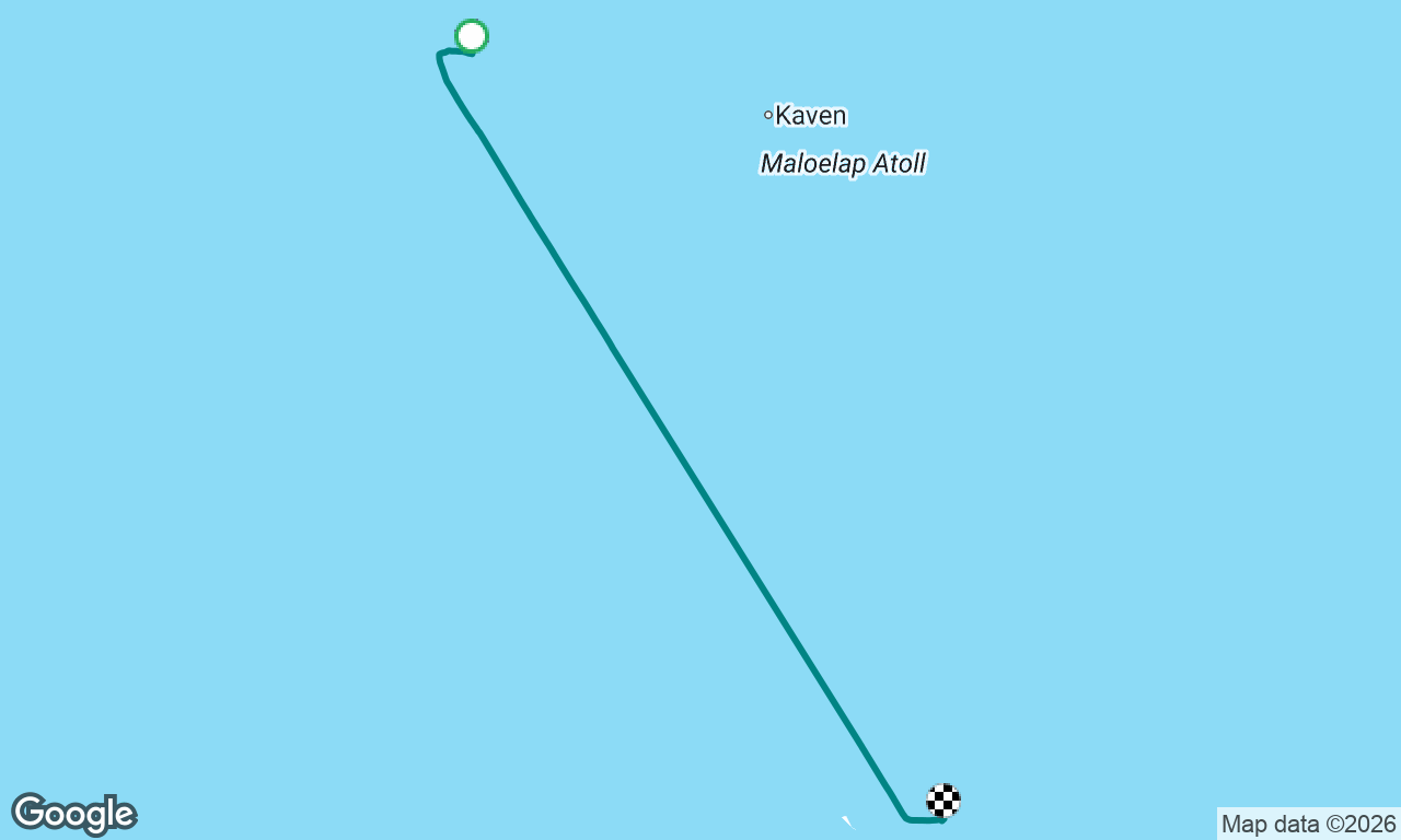 Back to Majuro end of charter