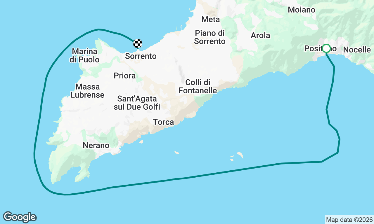 Positano to Sorrento