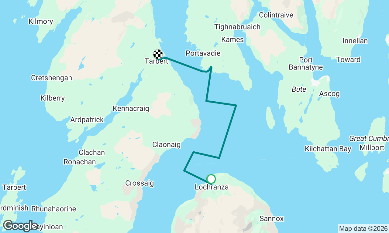 Loch Ranza to Tarbert