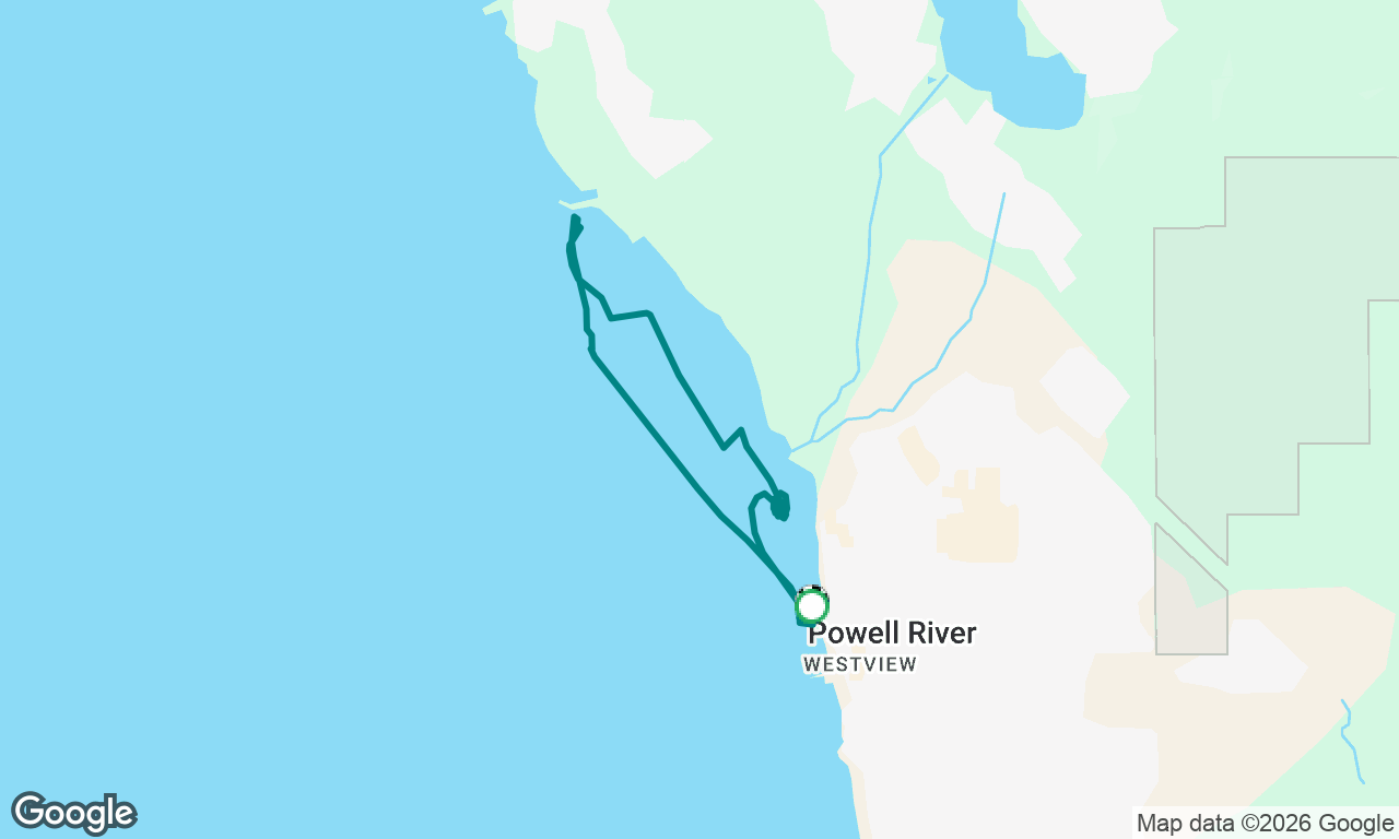 Powell River YC race/drift