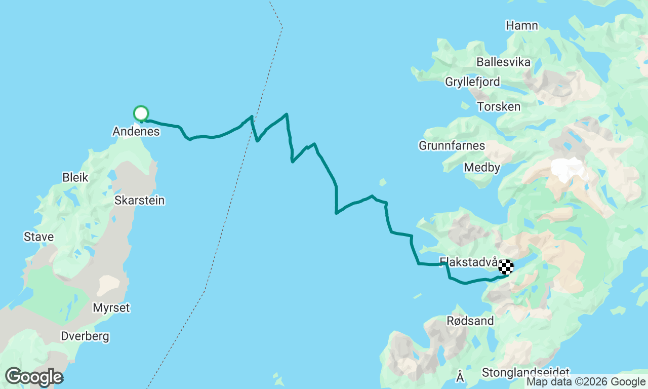 Voyage map