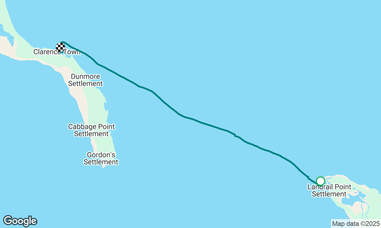 Landrail Point to Long Island- Clarence Town 
