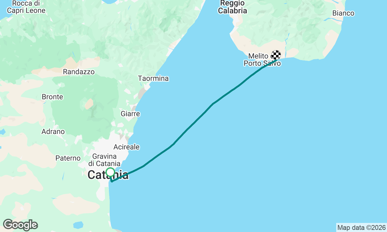 Hazy Motorsail to Calabria
