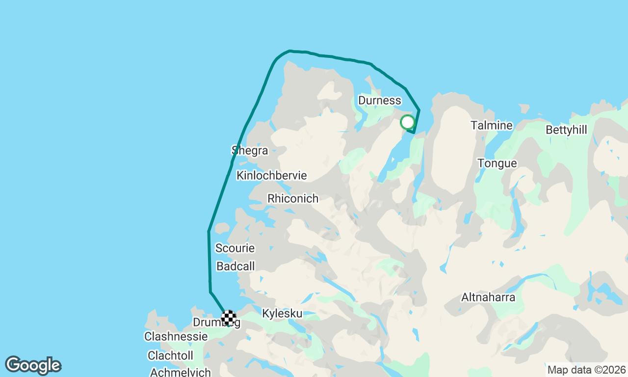 Loch Sian to Loch Nedd (via Cape Wrath)