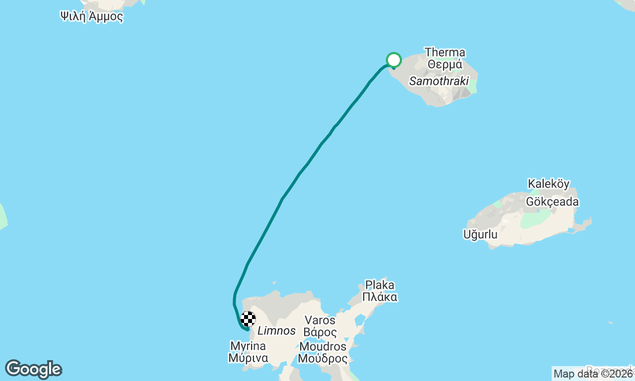 Voyage map