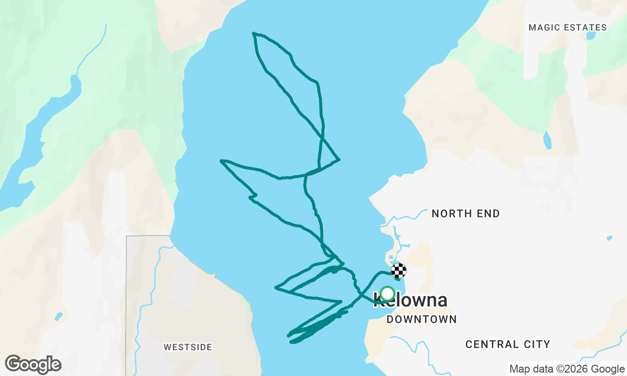Birthday sail in Kelowna 