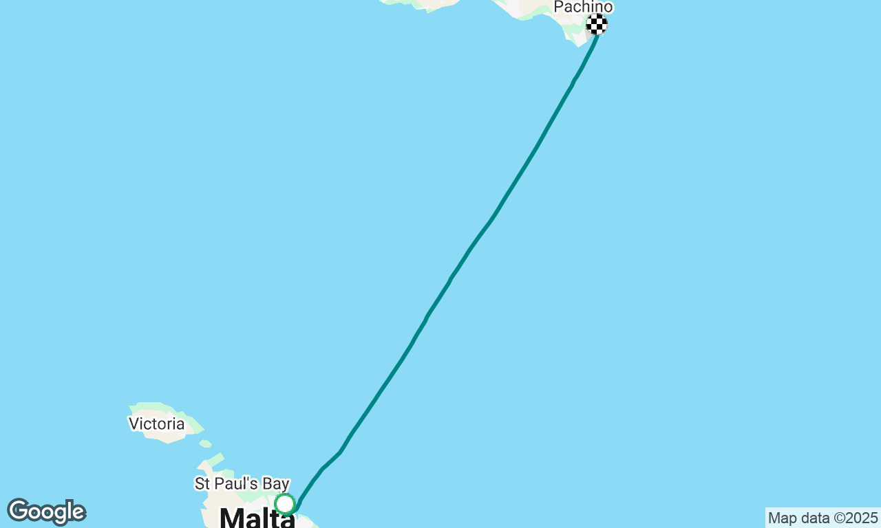 Malta to Portopalo