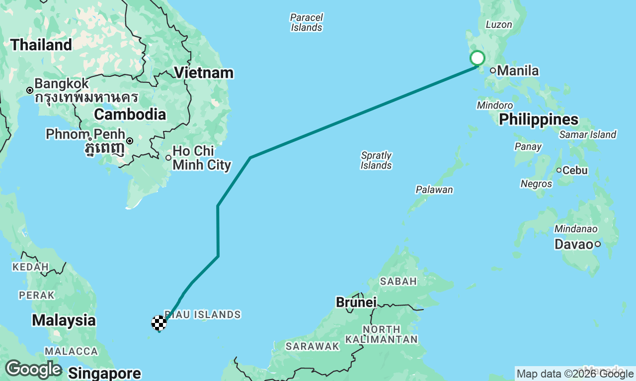 Voyage map