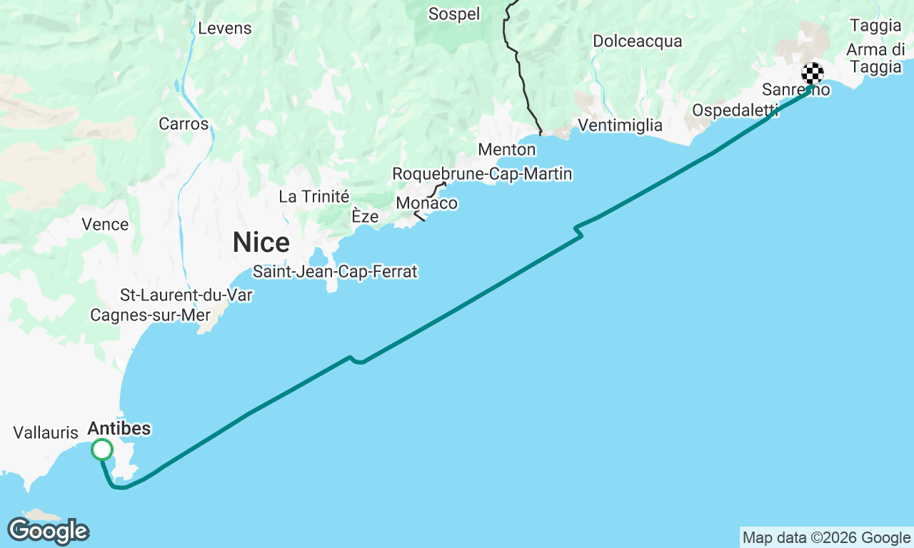 Antibes - Sanremo