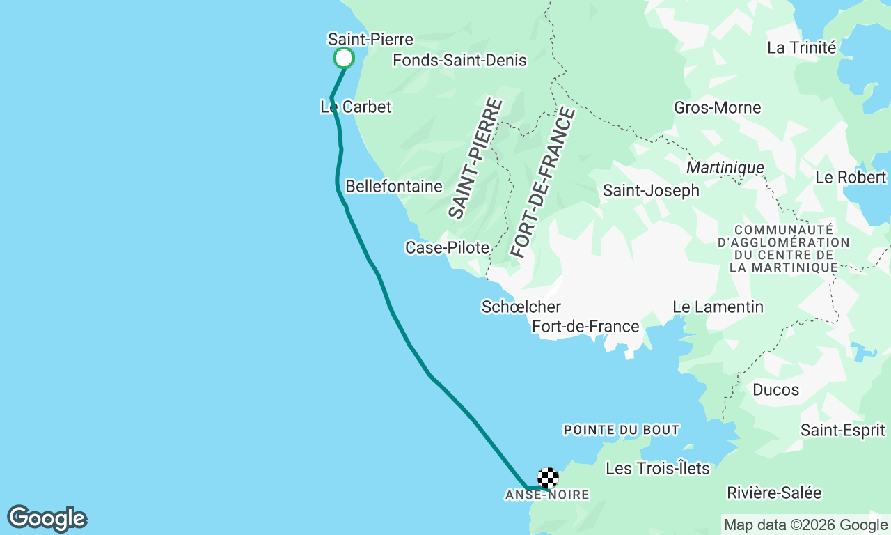 Voyage map