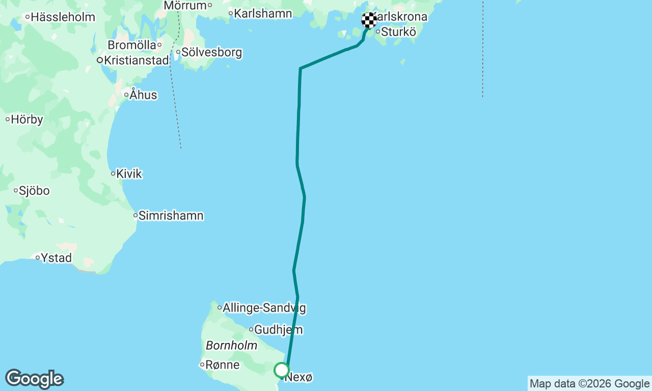 Voyage map