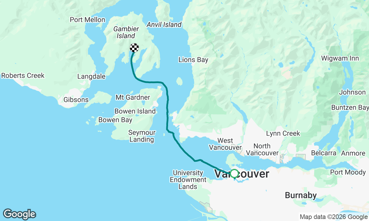 Voyage map