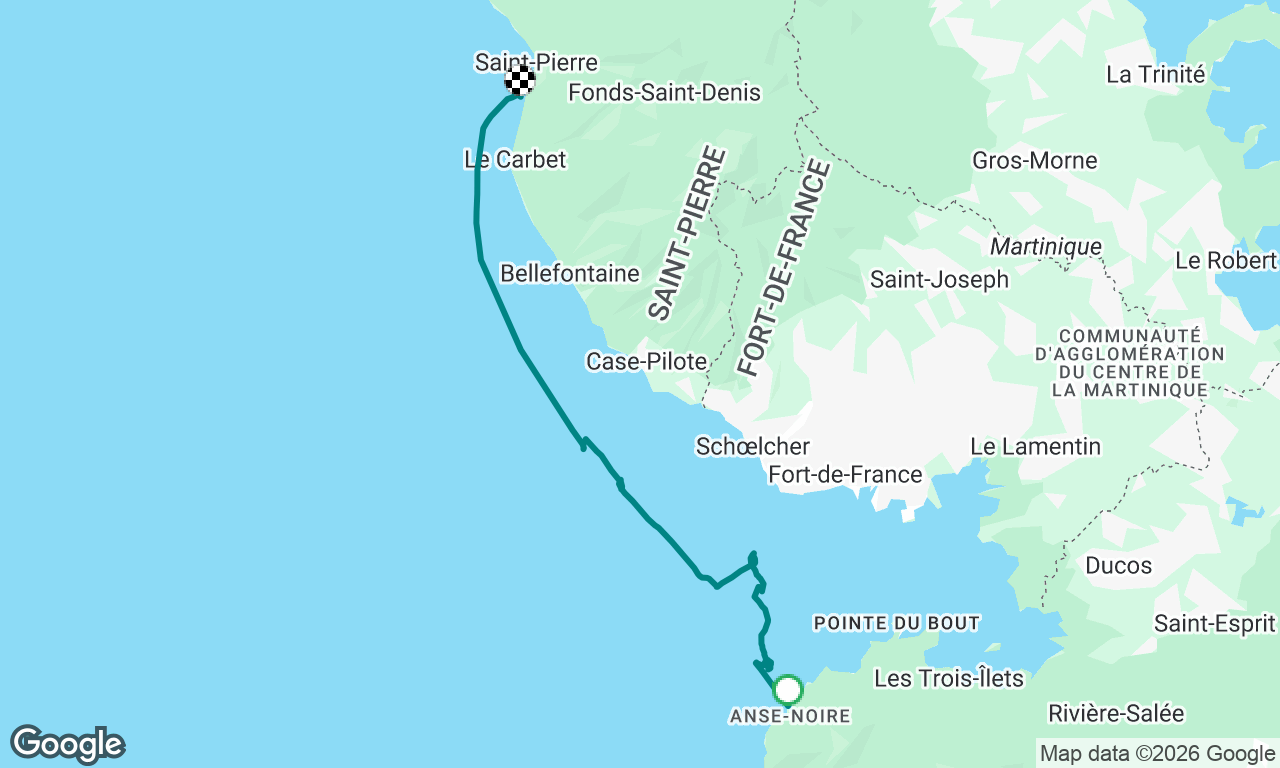 Anse Noire -> Saint-Pierre