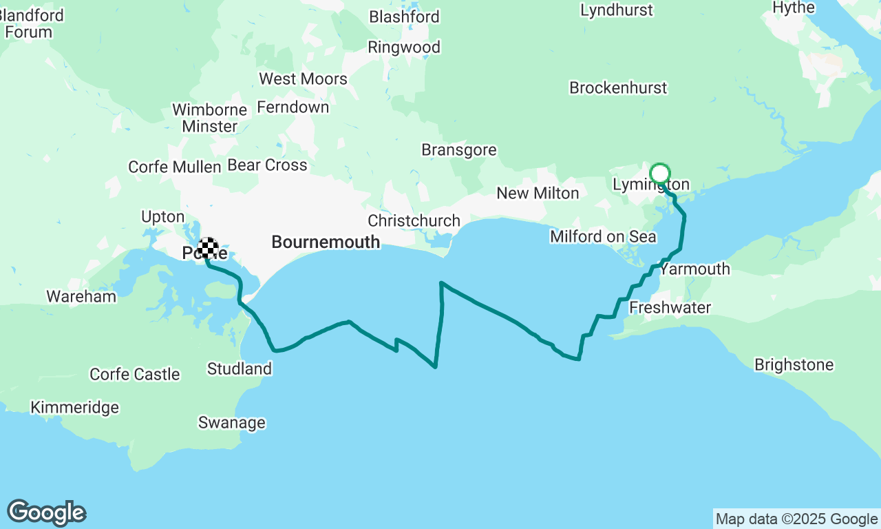 Lymington to Poole