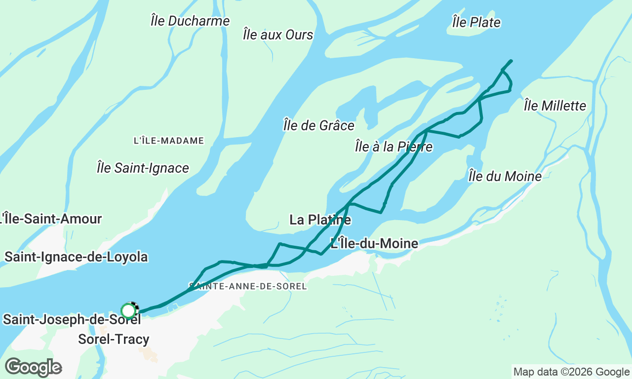 Voyage map