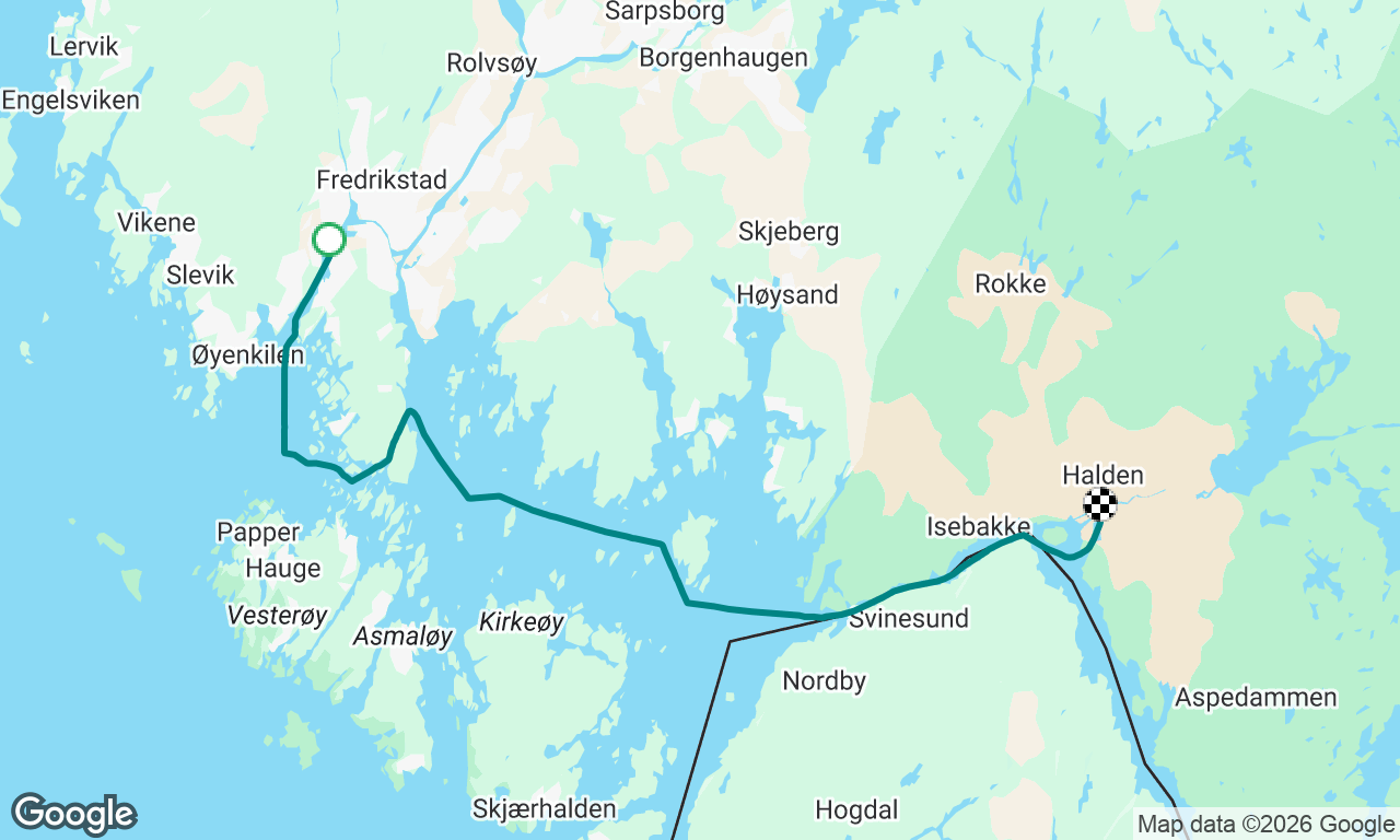 Voyage map