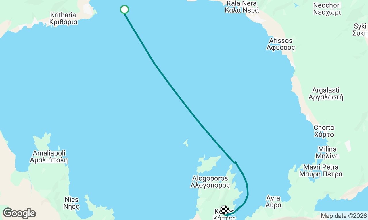Voyage map