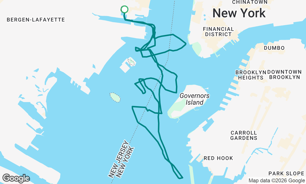Voyage map