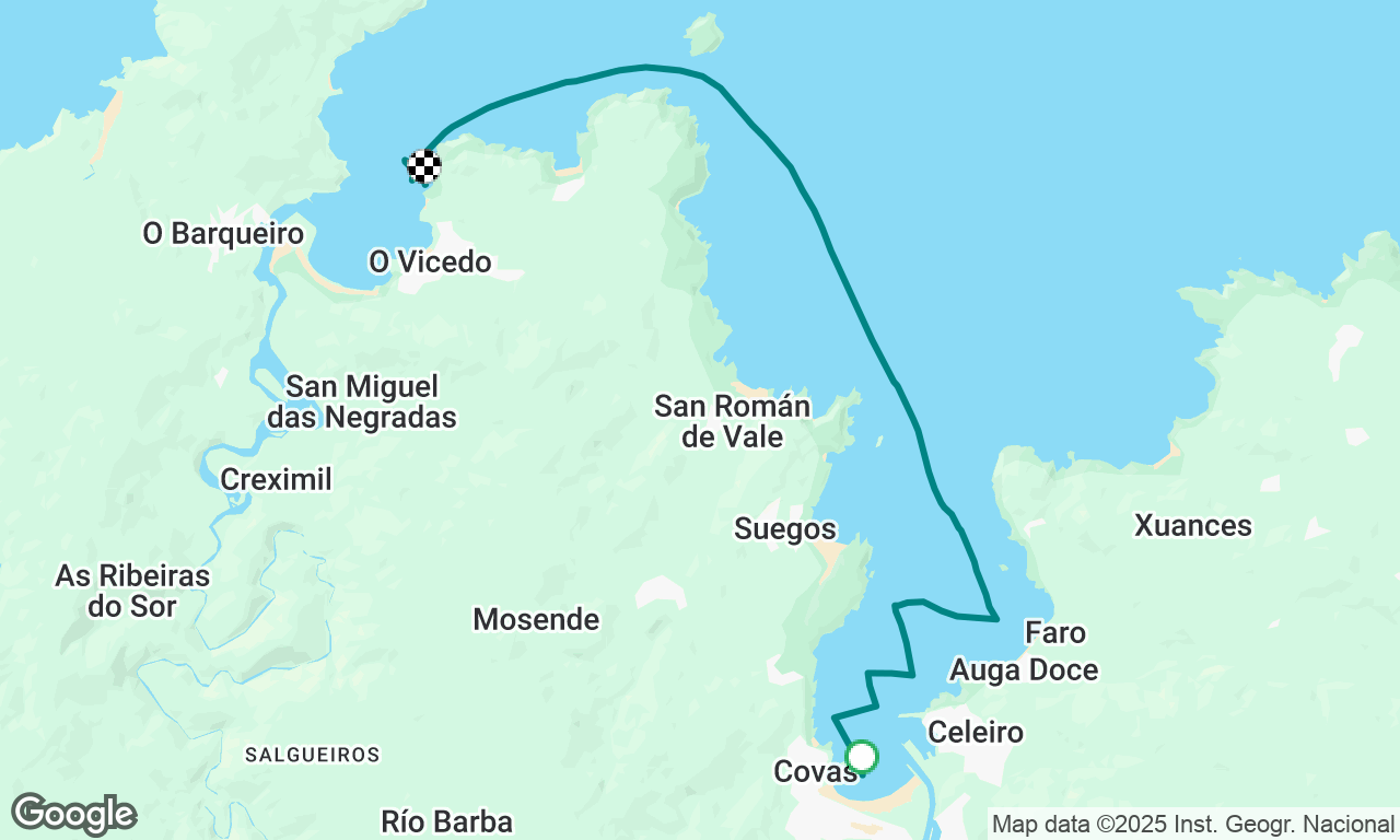 Viveiro to O Vicedo