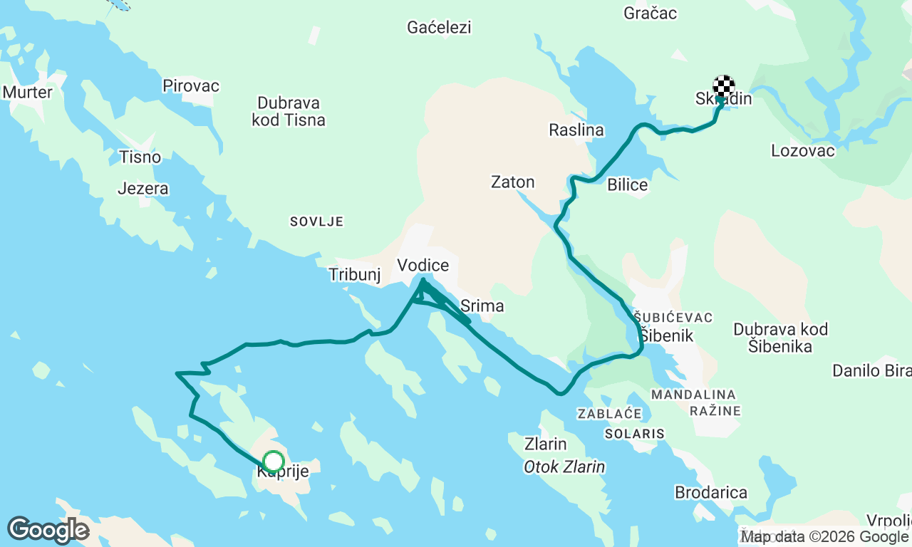 Voyage map