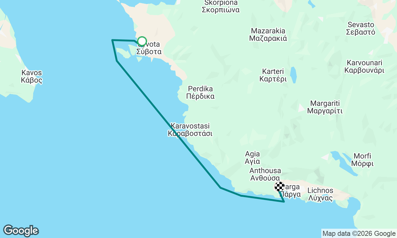 Voyage map