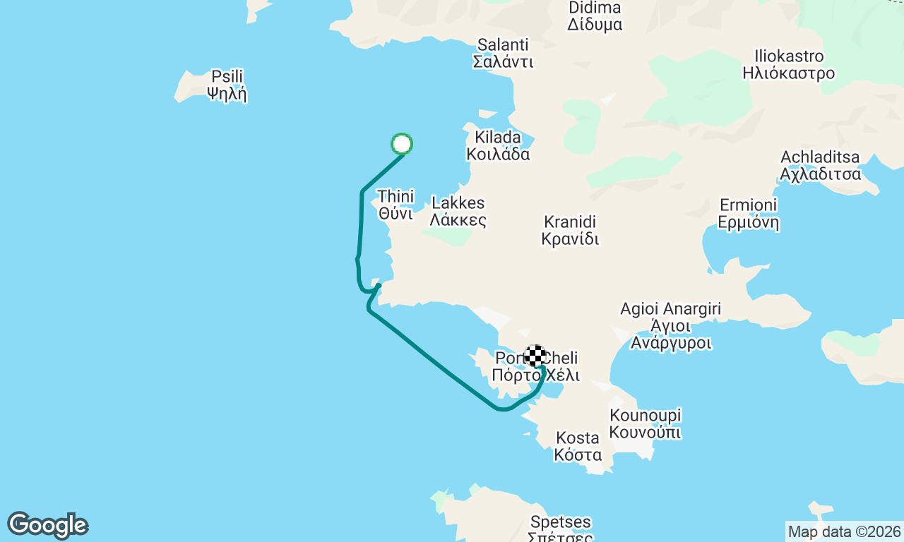 Voyage map