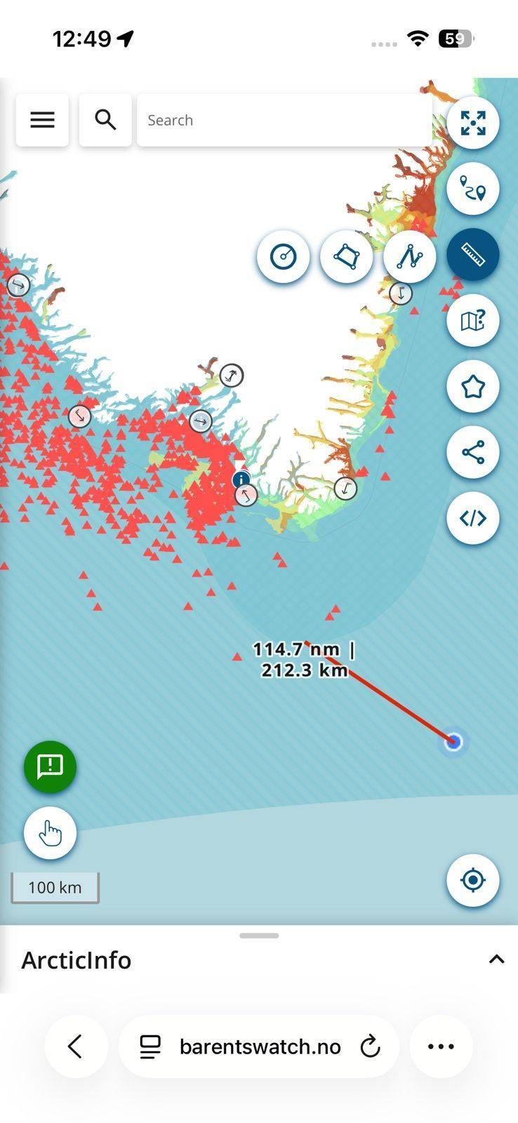 Voyage photo from S/V Ruach Love - Atlantic Crossing to Greenland