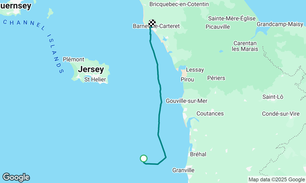 Iles Chausey to Carteret