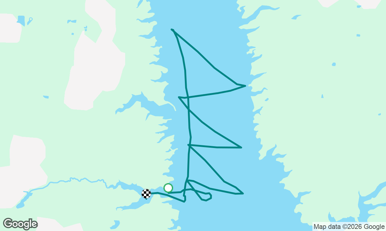 Night sail with Amanda