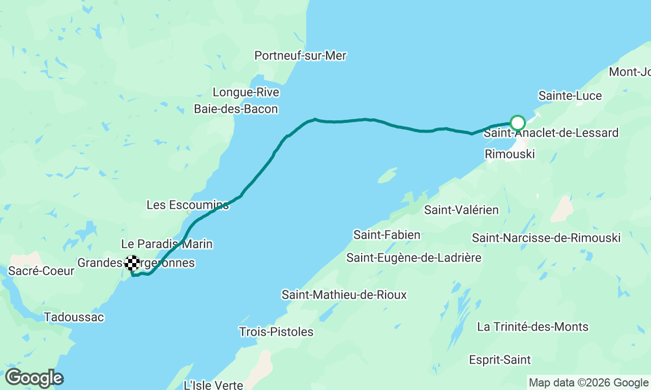 leg 5 rimouski/Grand Bergeronne 
