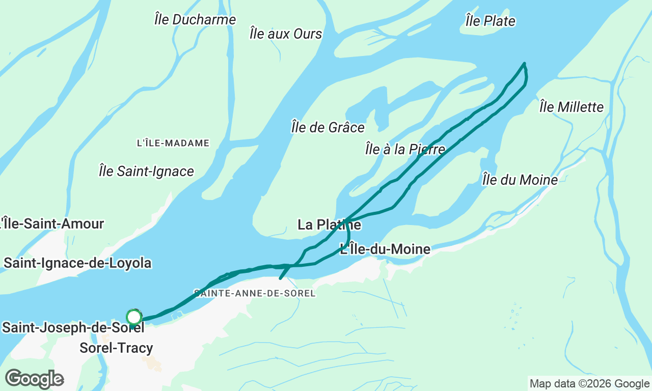 Voyage map