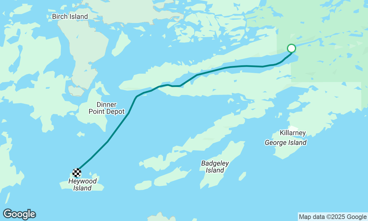 Baie Fine to Heywood Island 