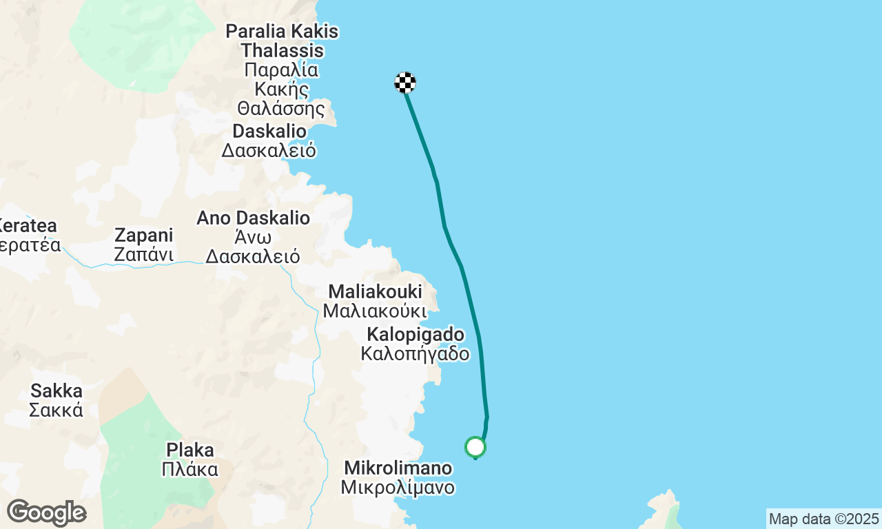 Poros to Porto Rafti