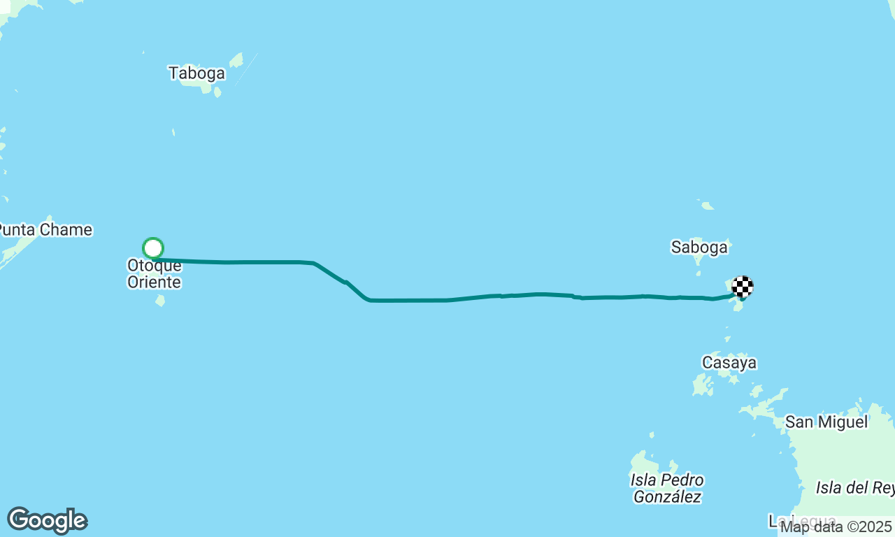 Otoque to Mogo Mogo Pearl Islands 