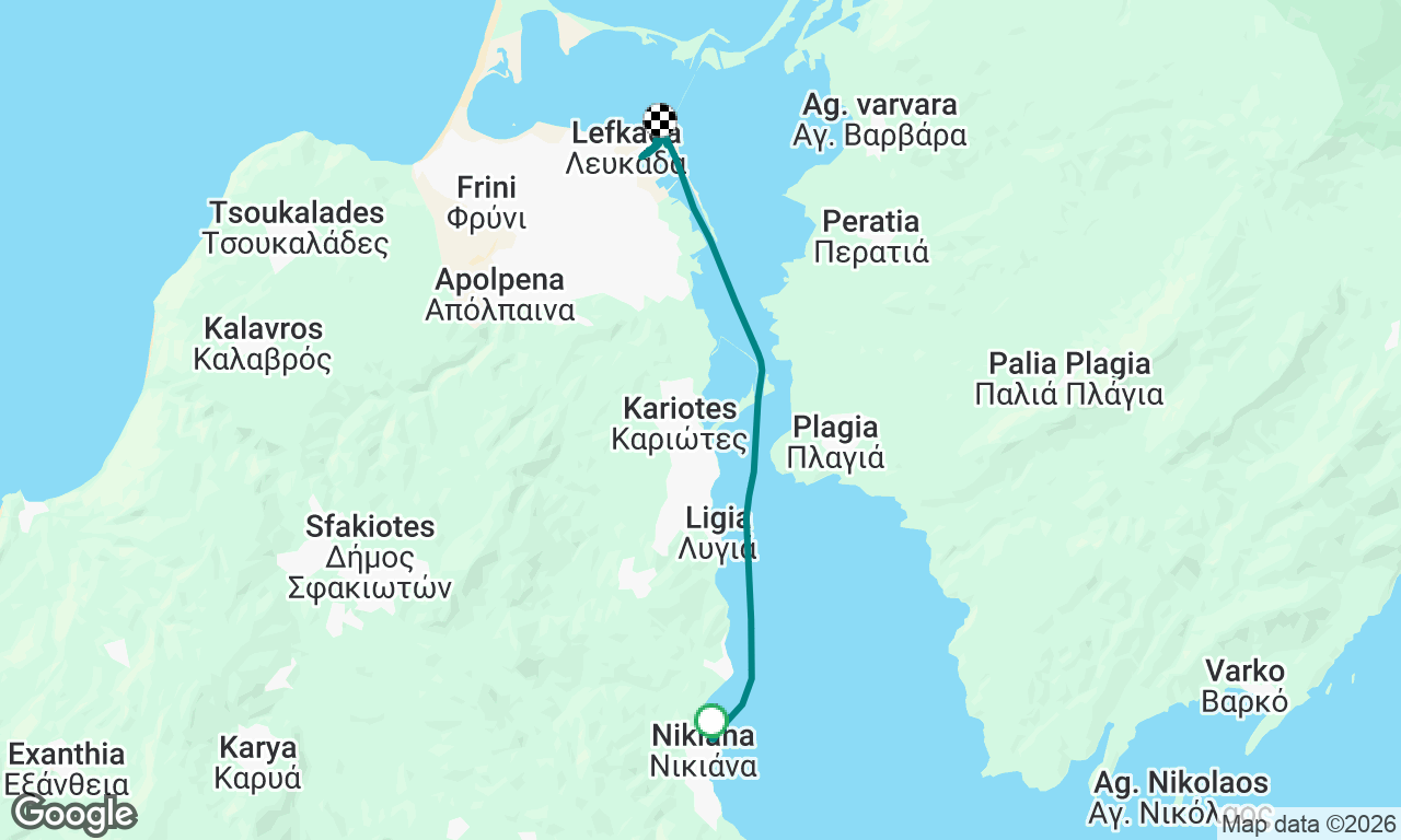 Voyage map