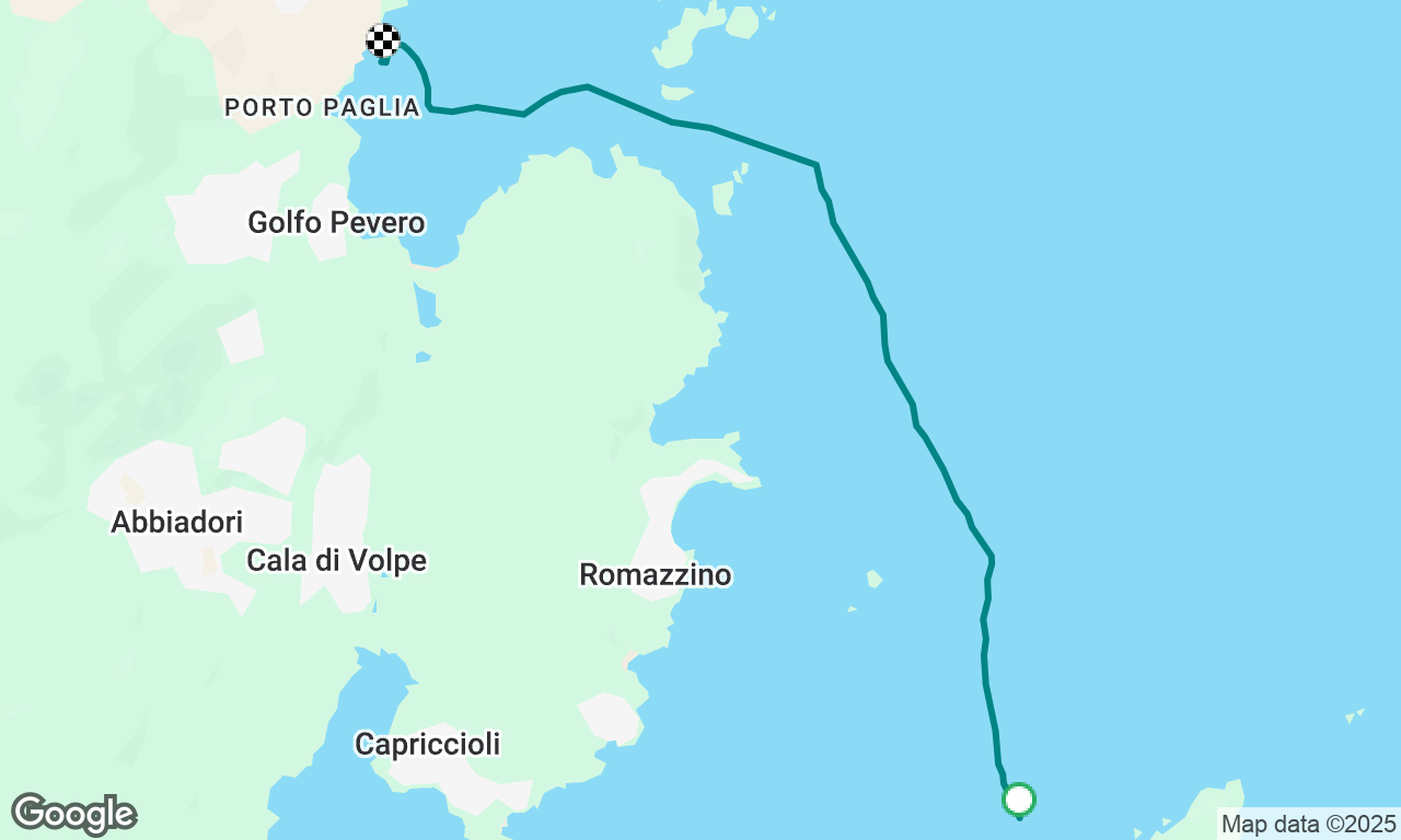 Afternoon voyage Sardinia Oct 7 2025