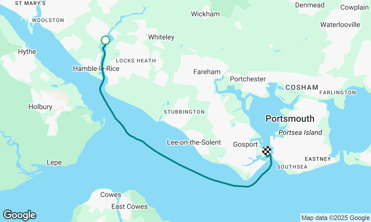 Hamble to Gosport 